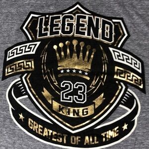 Shirt Happening Gray T-Shirt / King James Size L